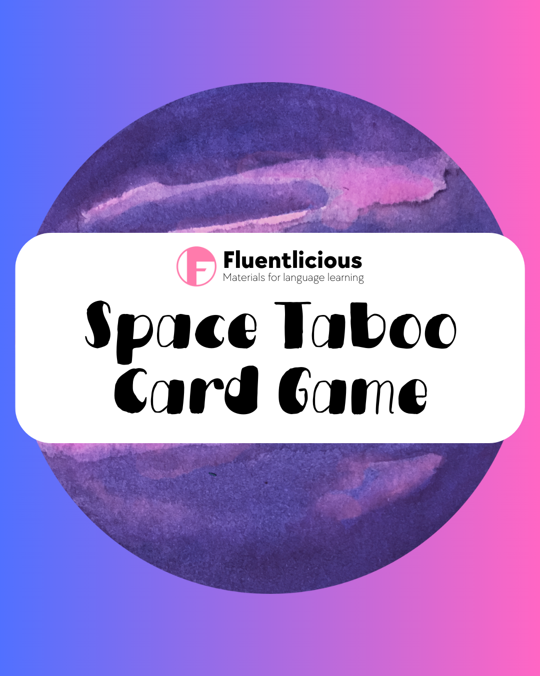 Boost Speaking Skills with Our Space-Themed Taboo Game!