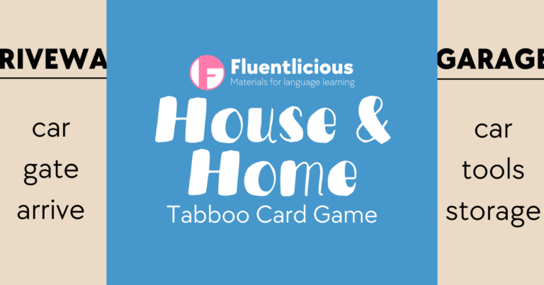 Boost Your English Speaking Skills with Our House & Home Taboo Game ...