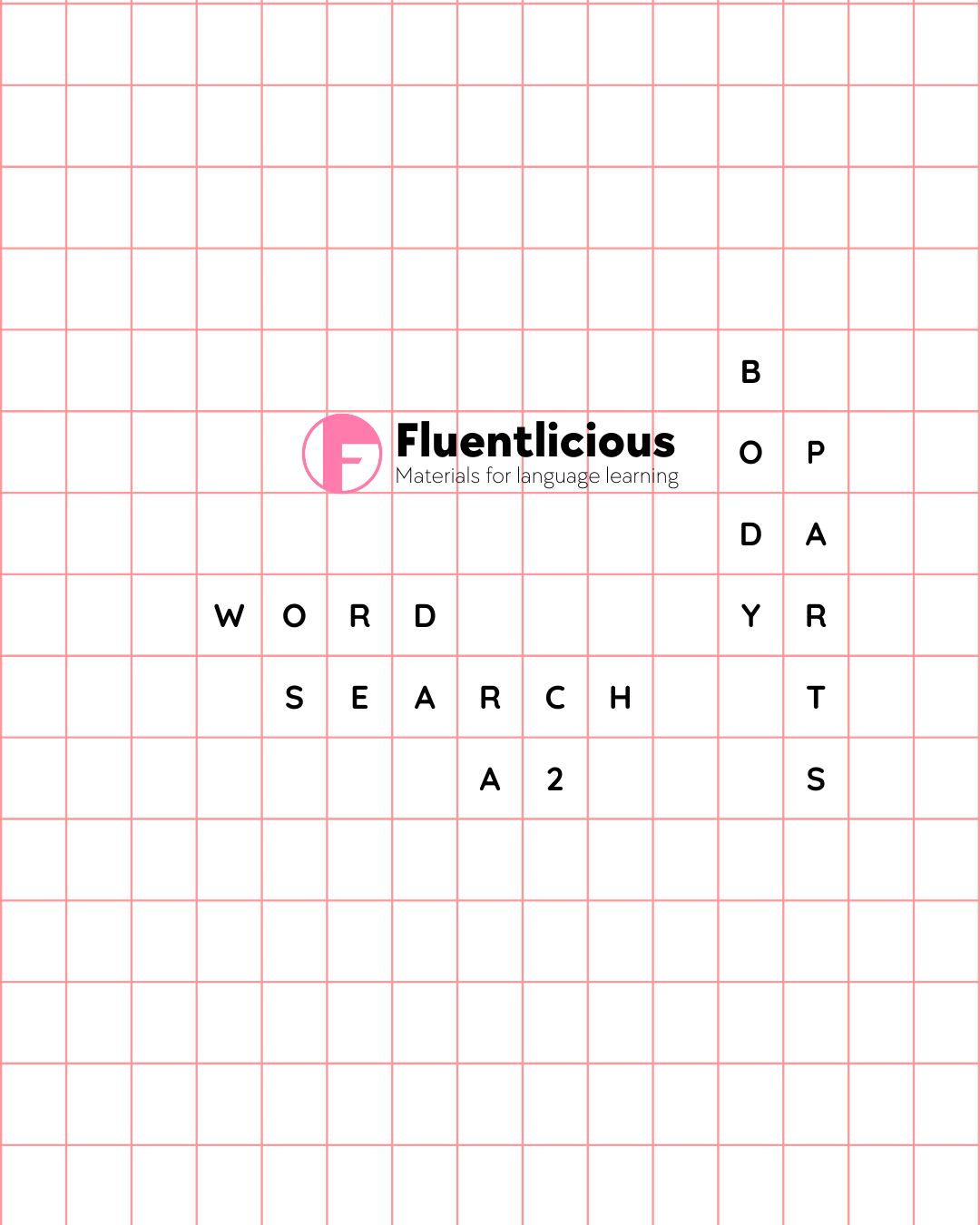 Body Parts Word Search – Fun ESL Vocabulary Practice